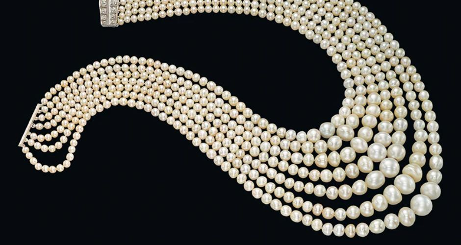 The Seven-Strand _Festoon_ Natural Pearl Necklace